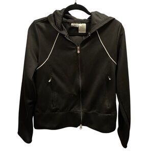 Athletic Works Women’s Black Zip Up Hoodie Jacket Medium